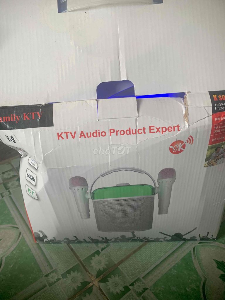 Loa karaoke Y-9 Trắng USB Bluetooth AUX. Mua bán Tivi, Âm thanh tại Quận 6 Tp Hồ Chí Minh được đăng bởi HHM hình 1