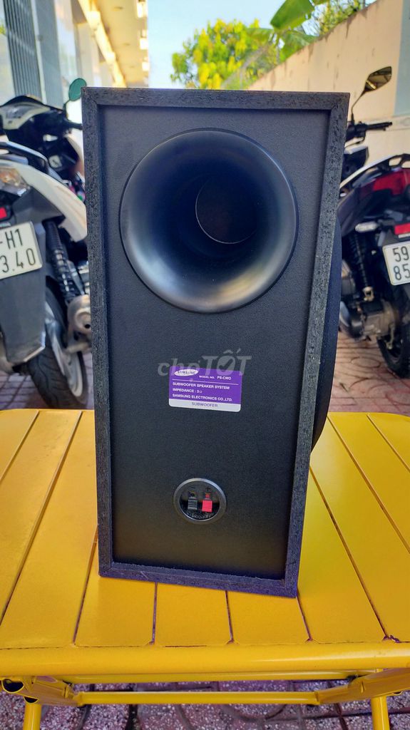 Loa siêu trầm Samsung Đen Nguyên zin. Mua bán Tivi, Âm thanh tại Huyện Bình Chánh Tp Hồ Chí Minh được đăng bởi âm thanh gia đình  hình 1