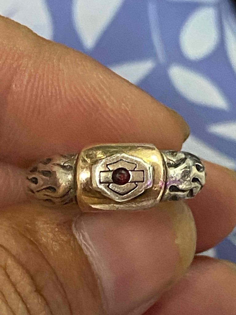Nhẫn Harley-Davidson Nam Bạc ốp vàng 10K. Mua bán Phụ kiện thời trang khác tại Quận 3 Tp Hồ Chí Minh được đăng bởi huy uss hình 1