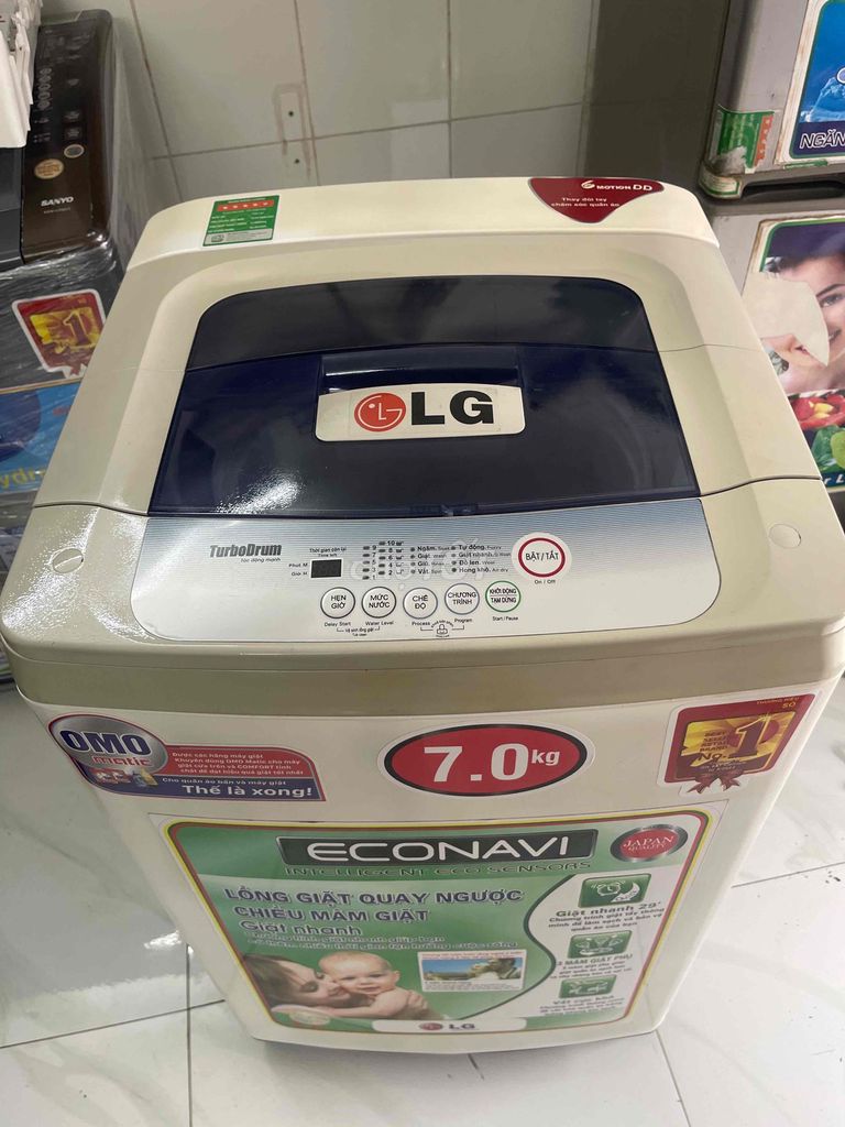 Máy giặt LG 7 kg Trắng. Mua bán Máy giặt tại Huyện Hóc Môn Tp Hồ Chí Minh được đăng bởi Đồ gia dụng Hóc Môn hình 1
