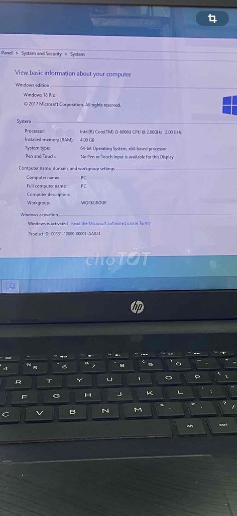 HP Intel Core i3 th6. Mua bán Laptop tại Thị xã Bến Cát Bình Dương được đăng bởi ĐIỆN TỬ HÀNG THANH LÝ hình 1