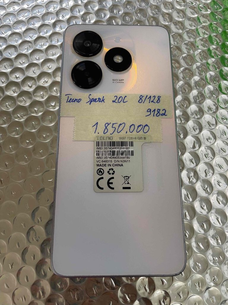 Tecno Spark 20c 8/128Gb pin 5000. Mua bán Điện thoại tại Quận Ninh Kiều Cần Thơ được đăng bởi Cầm Đồ Anh Quý hình 1
