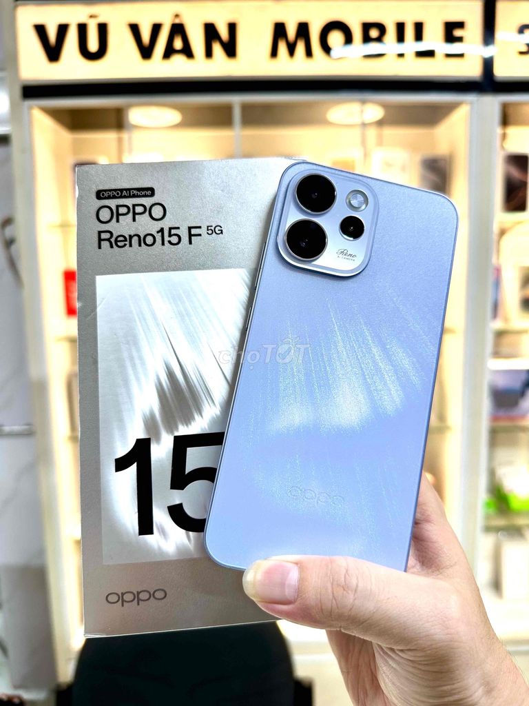 OPPO Reno 15F 5G 8GB/256GB Xanh dương nhạt. Mua bán Điện thoại tại Quận Cái Răng Cần Thơ được đăng bởi Vũ Vân Mobile Cần Thơ hình 1