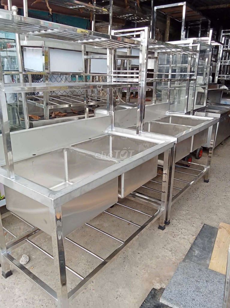 Bồn rửa công nghiệp Inox. Mua bán Thiết bị vệ sinh, nhà tắm tại Quận Tân Bình Tp Hồ Chí Minh được đăng bởi Lieuxanh hình 1