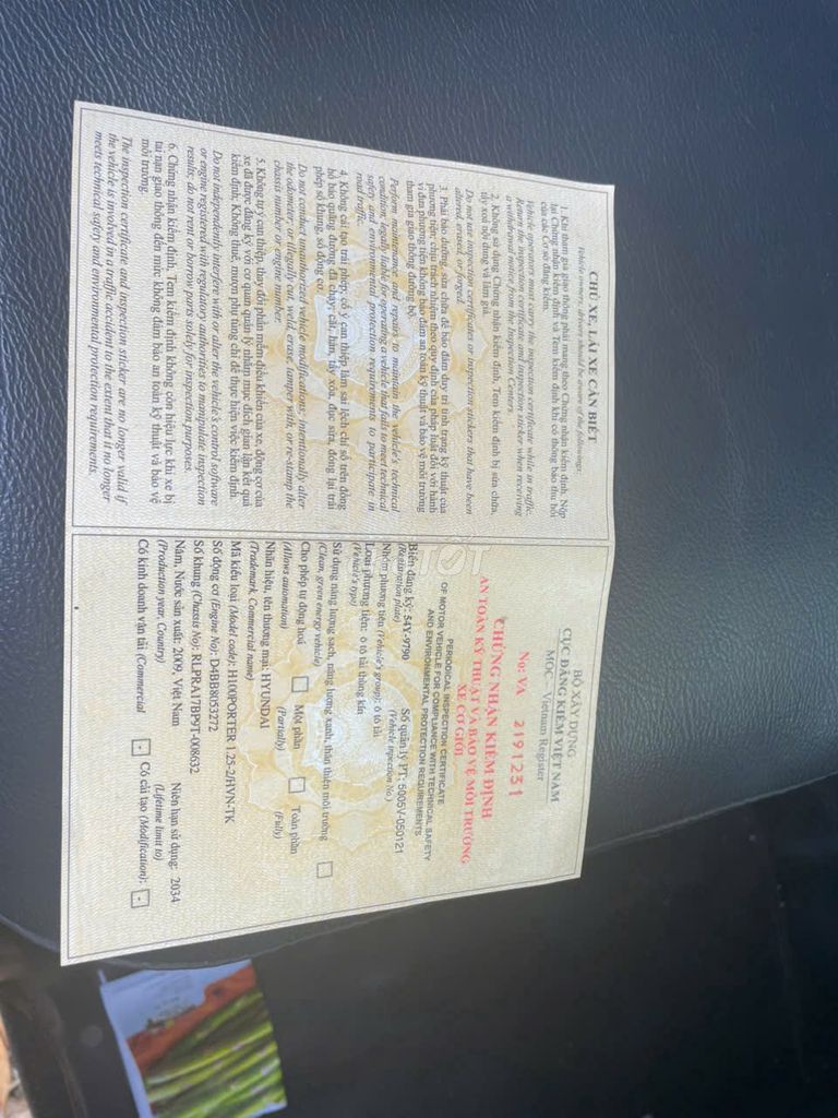 HYUNDAI 1T1 ĐỜI 2009. Mua bán Xe tải, xe ben tại Quận 12 Tp Hồ Chí Minh được đăng bởi Minh Canh hình 5