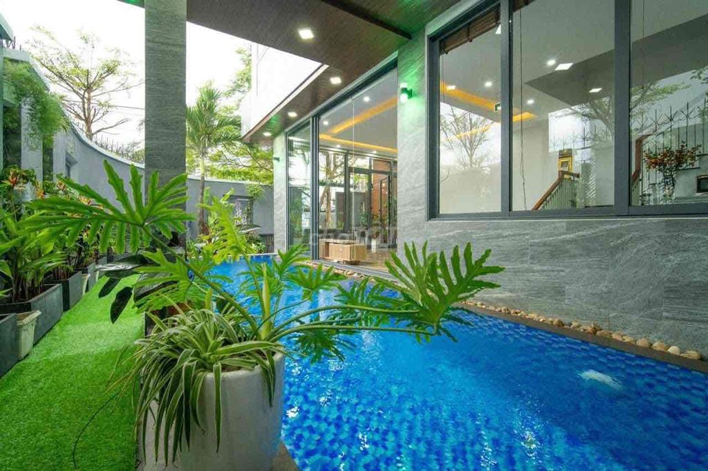 ✨ Cho Thuê Villa 4 tầng 2 Mặt Tiền - Hồ bơi - Hoà Hải - Ngũ Hành Sơn