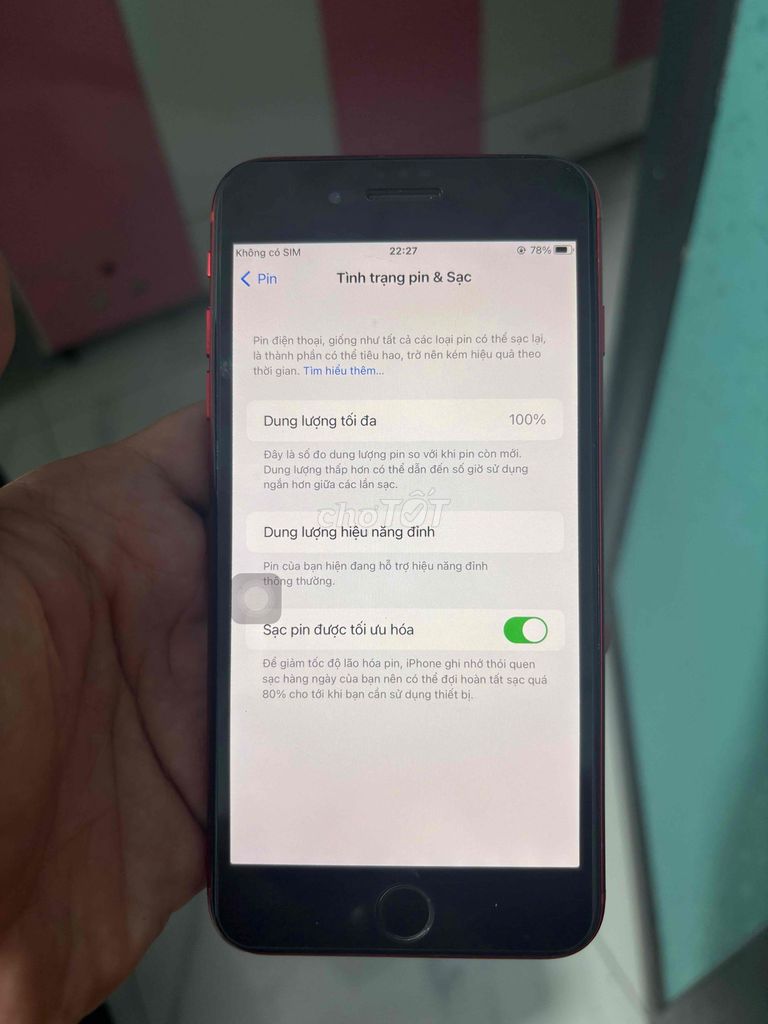 iPhone 8 Plus 64GB Đỏ Đã qua sử dụng. Mua bán Điện thoại tại Thành phố Bà Rịa Bà Rịa - Vũng Tàu được đăng bởi thanh lý hình 1