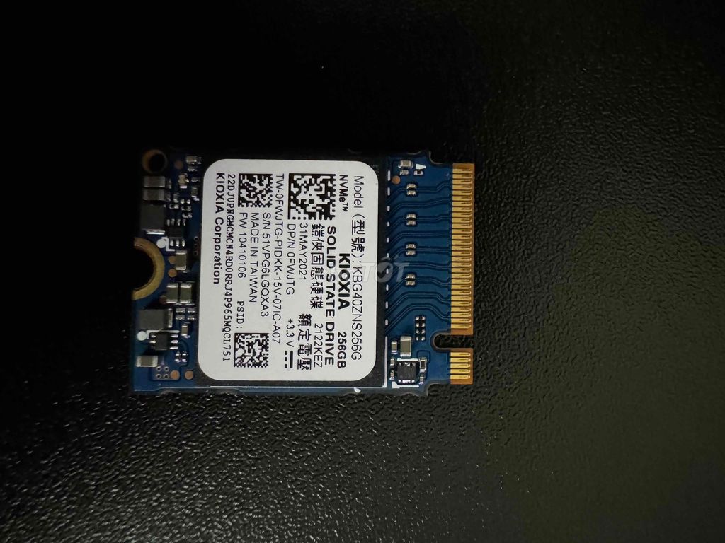 SSD nvme Kioxia 256G. Mua bán Linh kiện (RAM, Card...) tại Quận 12 Tp Hồ Chí Minh được đăng bởi nguyễn hình 1