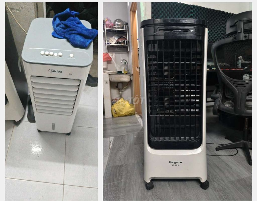 COMBO QUẠT ĐIỀU HÒA HƠI NƯỚC KANGAROO & MIDEA. Mua bán Quạt tại Thành phố Thủ Đức Tp Hồ Chí Minh được đăng bởi Minh Hiếu hình 1