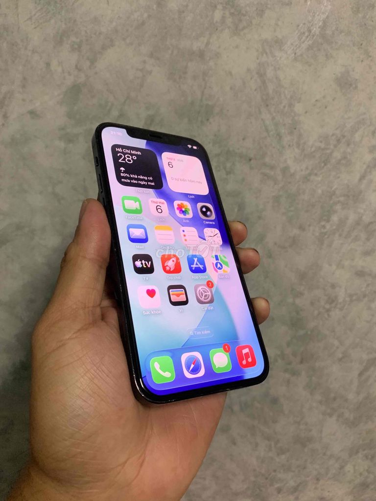 Apple iPhone 12 Pro 128GB pin 99% full màn zin. Mua bán Điện thoại tại Thành phố Biên Hòa Đồng Nai được đăng bởi LUCAS 6868 hình 1