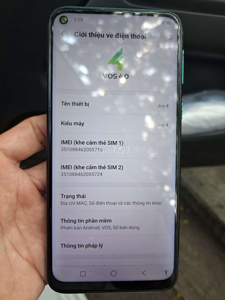 VSmart Joy 4 Xanh ngọc. Mua bán Điện thoại tại Thành phố Thủ Đức Tp Hồ Chí Minh được đăng bởi Nguyễn Hưng hình 1