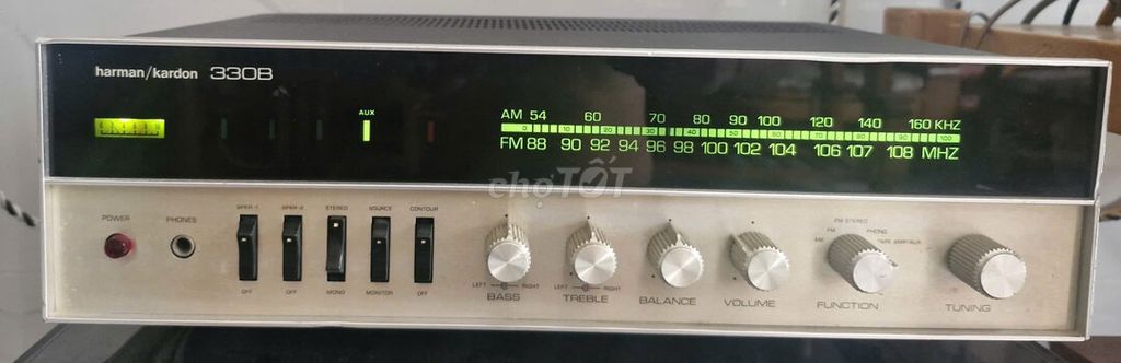 Ampli Harman Kardon 330B Thập niên 1970 Đen Bạc. Mua bán Tivi, Âm thanh tại Thành phố Biên Hòa Đồng Nai được đăng bởi Phong hình 1