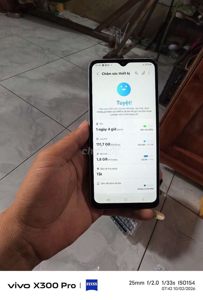 Samsung a13 ram 4/128g pin 5000. Mua bán Điện thoại tại Thành phố Vị Thanh Hậu Giang được đăng bởi máy củ giá tốt  hình 1