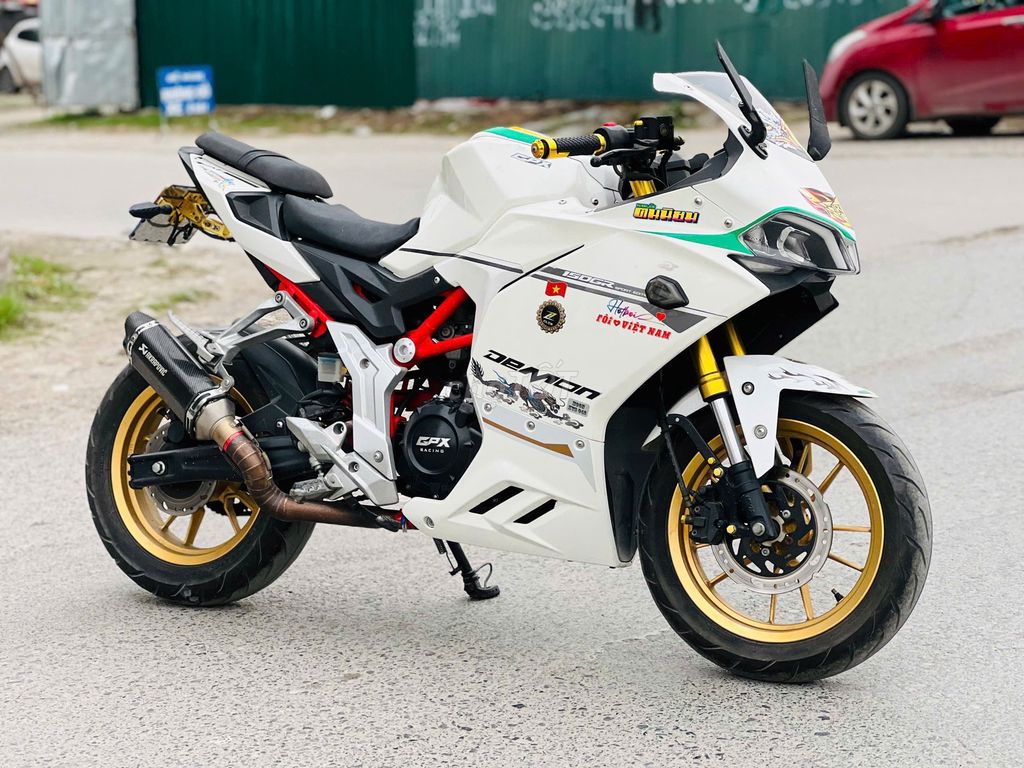 GPX DEMON 150 MÀU TRÁNG DÁN XE CHẠY KHOẺ CỰC BỐC. Mua bán Xe máy tại Quận Nam Từ Liêm Hà Nội được đăng bởi Trịnh Lan Hương hình 2