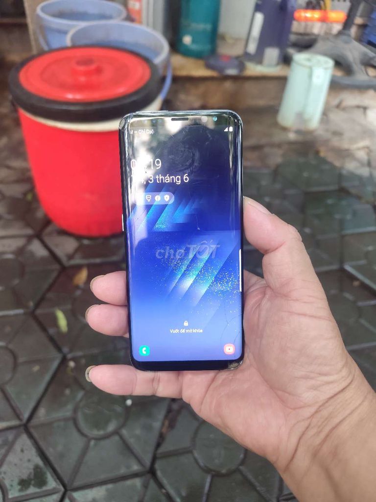 Samsung S8 màu Xanh. Mua bán Điện thoại tại Quận Đống Đa Hà Nội được đăng bởi Viet Quoc hình 1