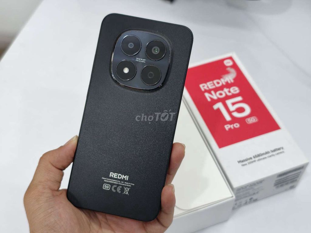 Xiaomi Redmi Note 15 Pro 5G Đen. Mua bán Điện thoại tại Quận Ninh Kiều Cần Thơ được đăng bởi Lê Khang hình 1