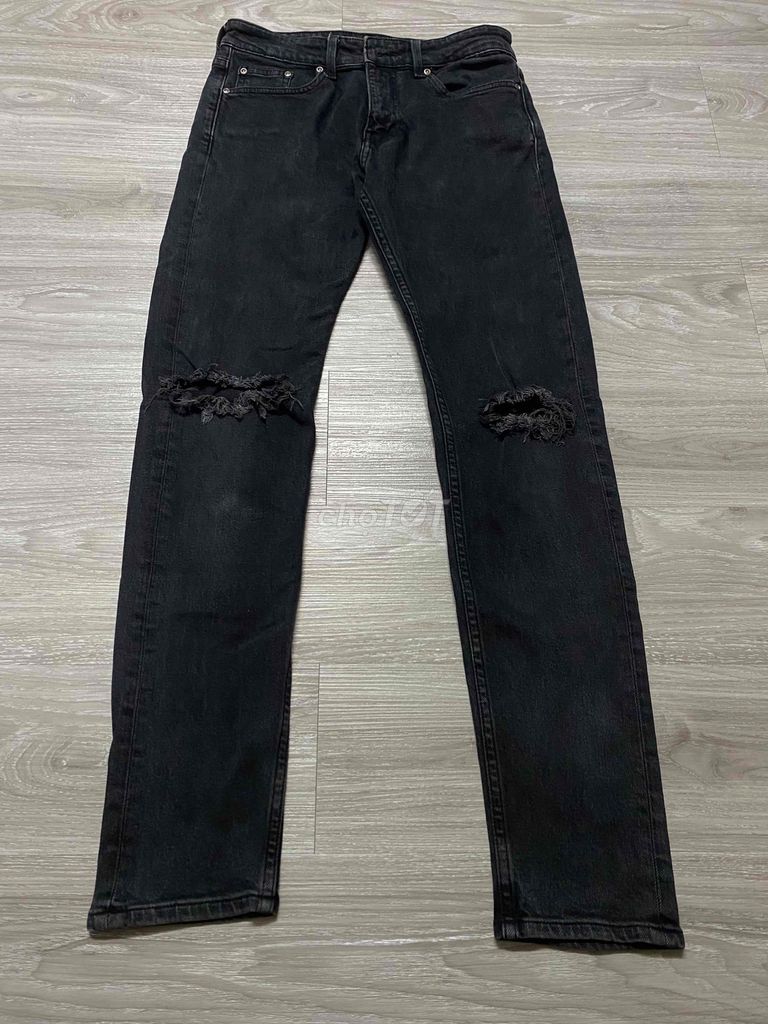 Quần Jean Nam ZARA màu đen Slim Fit size 29US. Mua bán Quần áo tại Quận Phú Nhuận Tp Hồ Chí Minh được đăng bởi Lê Quốc hình 1