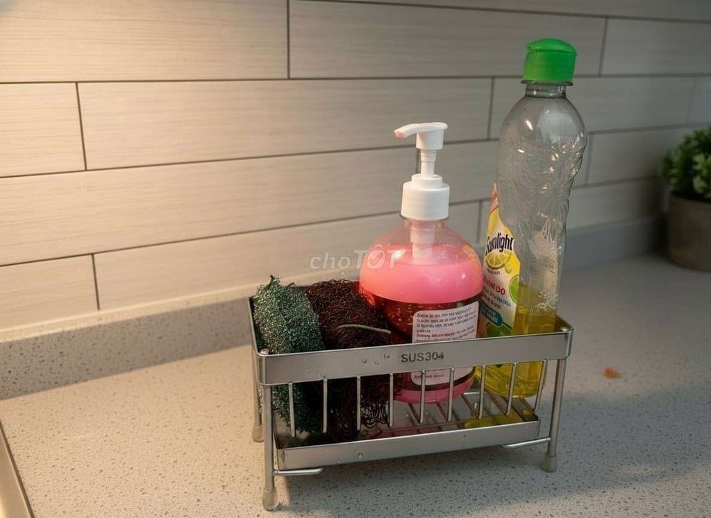 Kệ đựng đồ rửa chén BaKi Inox 304 Bạc. Mua bán Dụng cụ nhà bếp tại Quận Liên Chiểu Đà Nẵng được đăng bởi Hồ Thúy hình 1