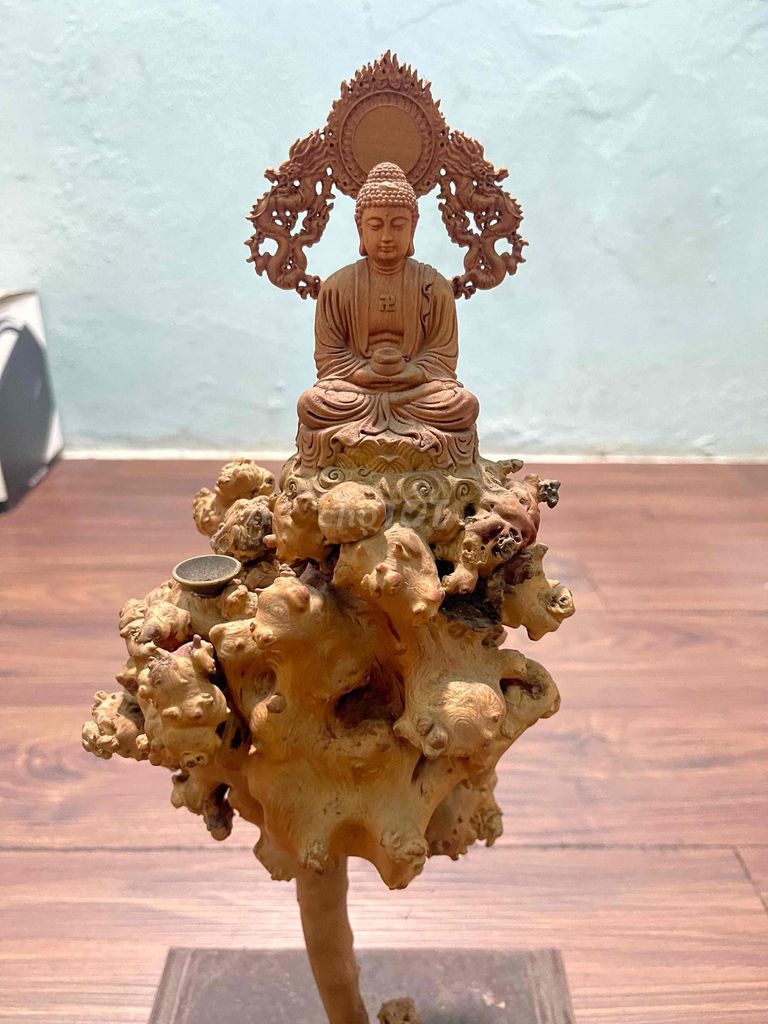 Tượng Phật Gỗ lu. Mua bán Đồ sưu tầm, đồ cổ tại Thị xã Từ Sơn Bắc Ninh được đăng bởi Ngô Văn Tiến hình 1
