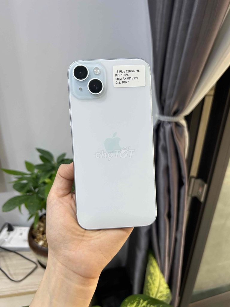 iPhone 15 Plus 128GB Blue Màn Lô Đẹp 99. Mua bán Điện thoại tại Huyện Hóc Môn Tp Hồ Chí Minh được đăng bởi SIRI STORE HCM hình 1