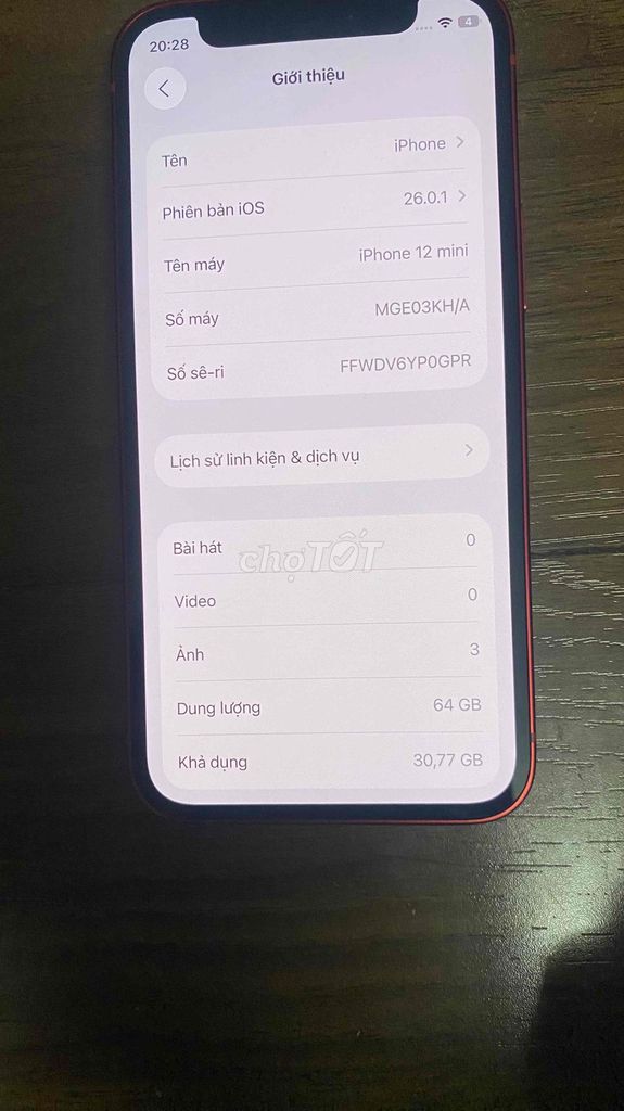 Apple iPhone 12 mini 64GB. Mua bán Điện thoại tại Quận Hà Đông Hà Nội được đăng bởi Cường hình 1
