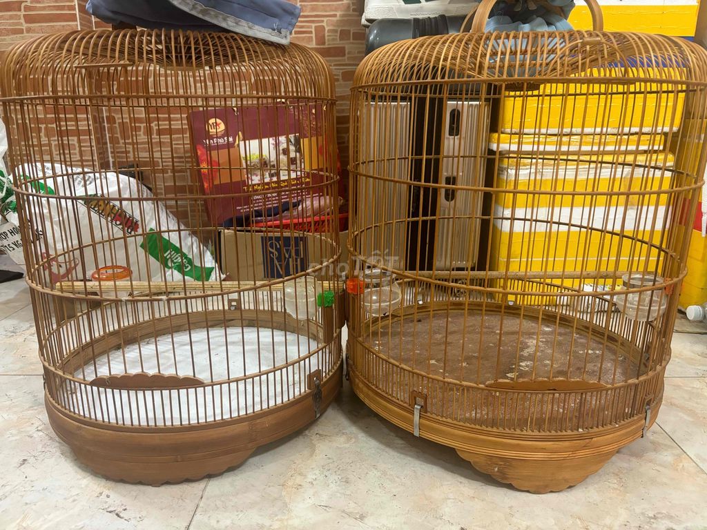 Lồng chim tre màu nâu size 68, 72. Mua bán Phụ kiện, Thức ăn, Dịch vụ tại Quận Bình Thạnh Tp Hồ Chí Minh được đăng bởi LQ hình 1