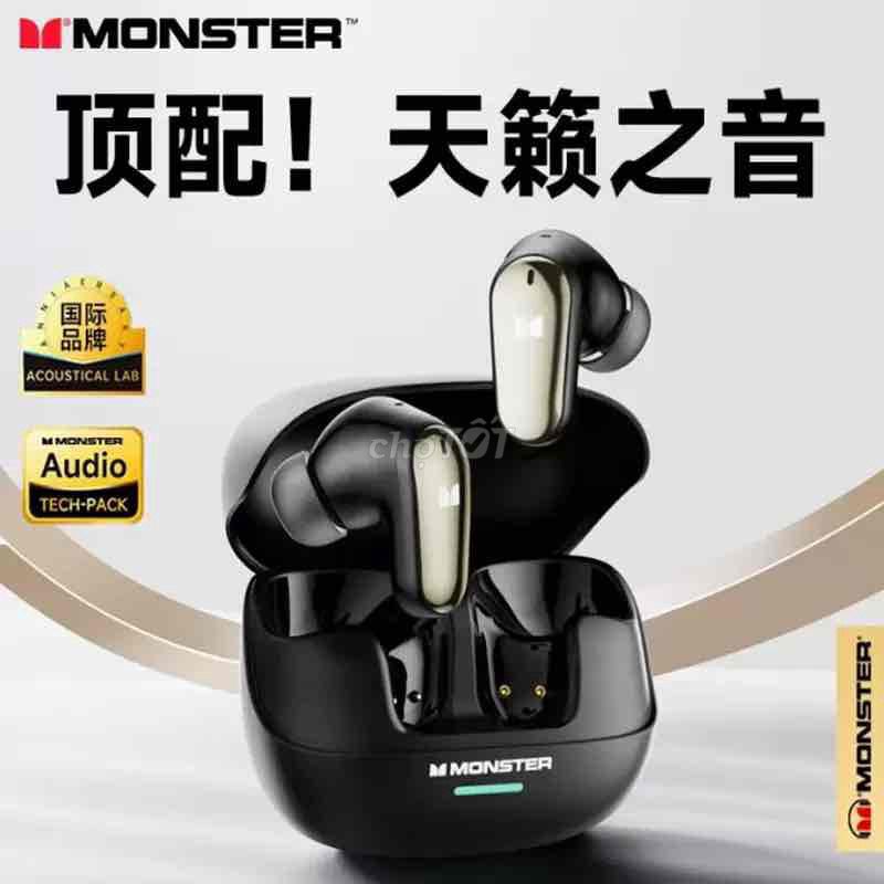 Tai nghe không dây Monster Đen. Mua bán Tivi, Âm thanh tại Thành phố Thủ Dầu Một Bình Dương được đăng bởi khang hình 1