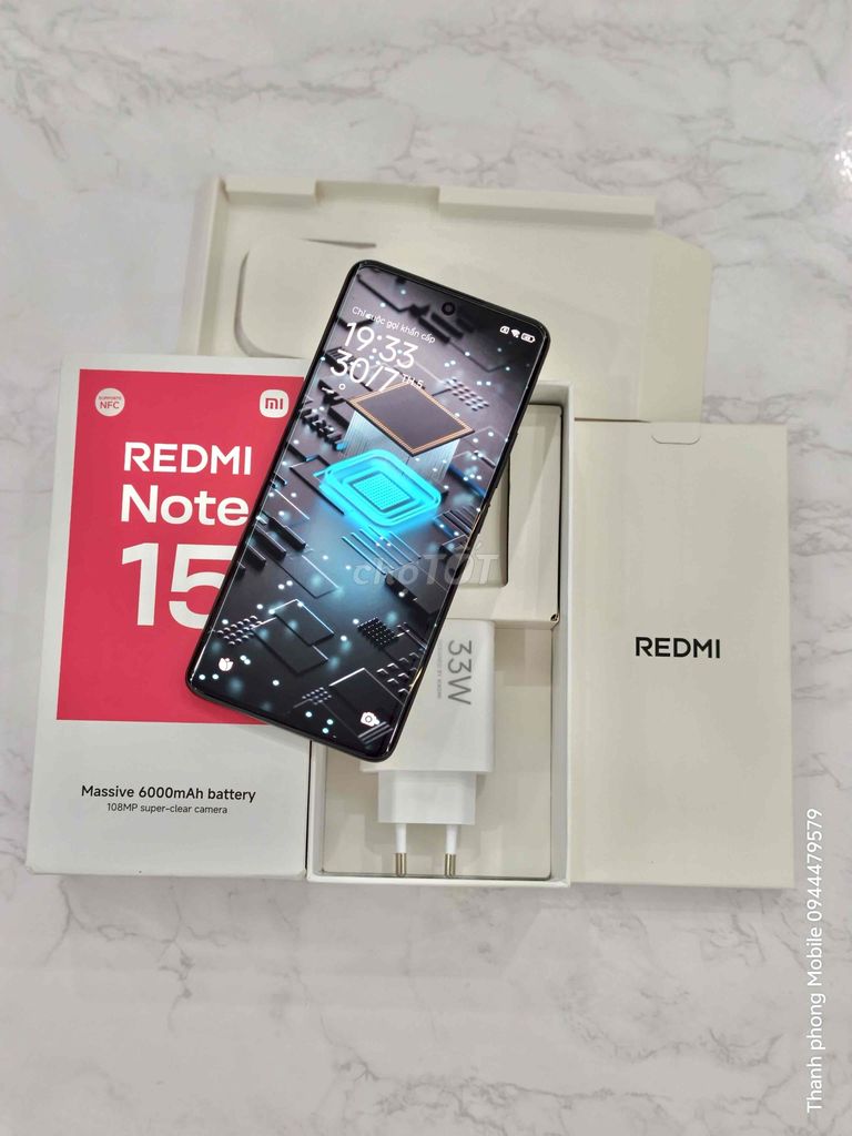 Xiaomi Redmi Note 15 Đen 6000mAh 120Hz. Mua bán Điện thoại tại Thành phố Cà Mau Cà Mau được đăng bởi Thanh phong  hình 1
