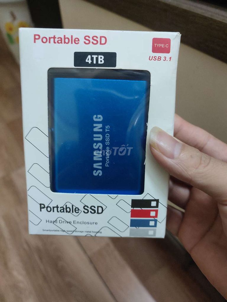 Ổ cứng SSD Samsung Portable SSD T5 4TB. Mua bán Linh kiện (RAM, Card...) tại Thành phố Bắc Ninh Bắc Ninh được đăng bởi H3 hình 1