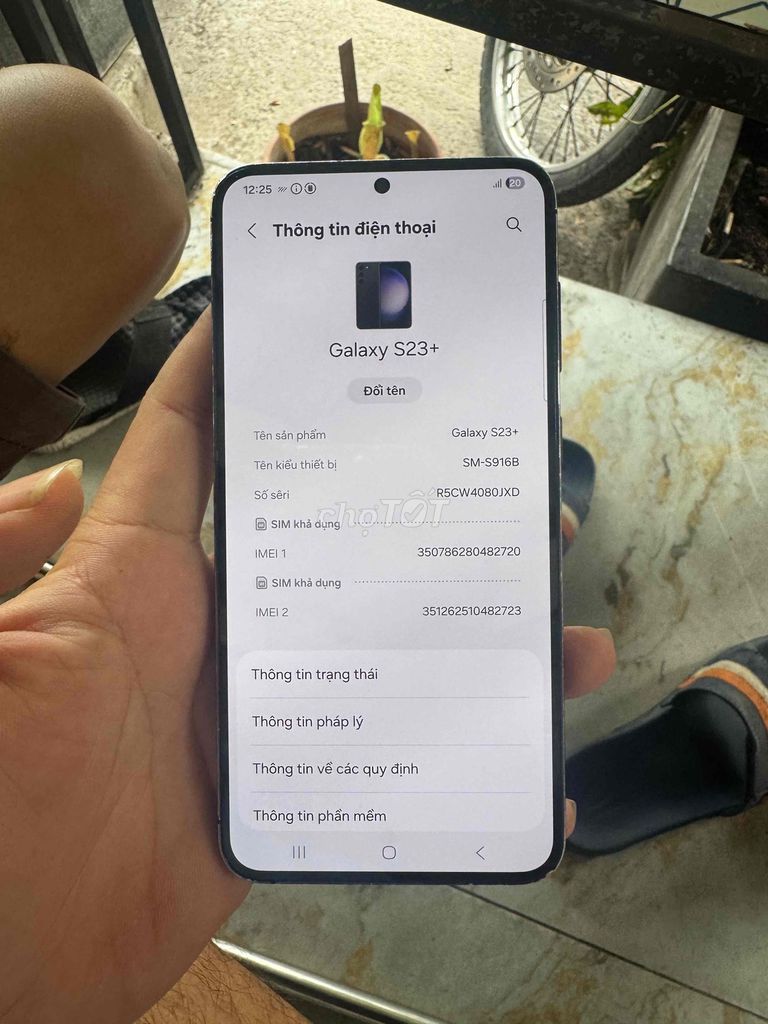 Samsung Galaxy S23+ Đen Đã sử dụng. Mua bán Điện thoại tại Huyện Hóc Môn Tp Hồ Chí Minh được đăng bởi Dung hình 1