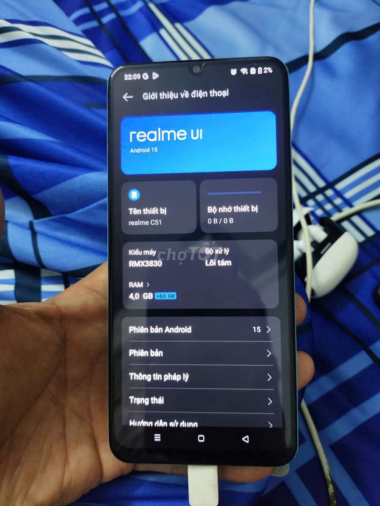 Realme C51 Xanh ngọc 4GB Đã dùng. Mua bán Điện thoại tại Quận Bình Tân Tp Hồ Chí Minh được đăng bởi hiep thanh hình 1