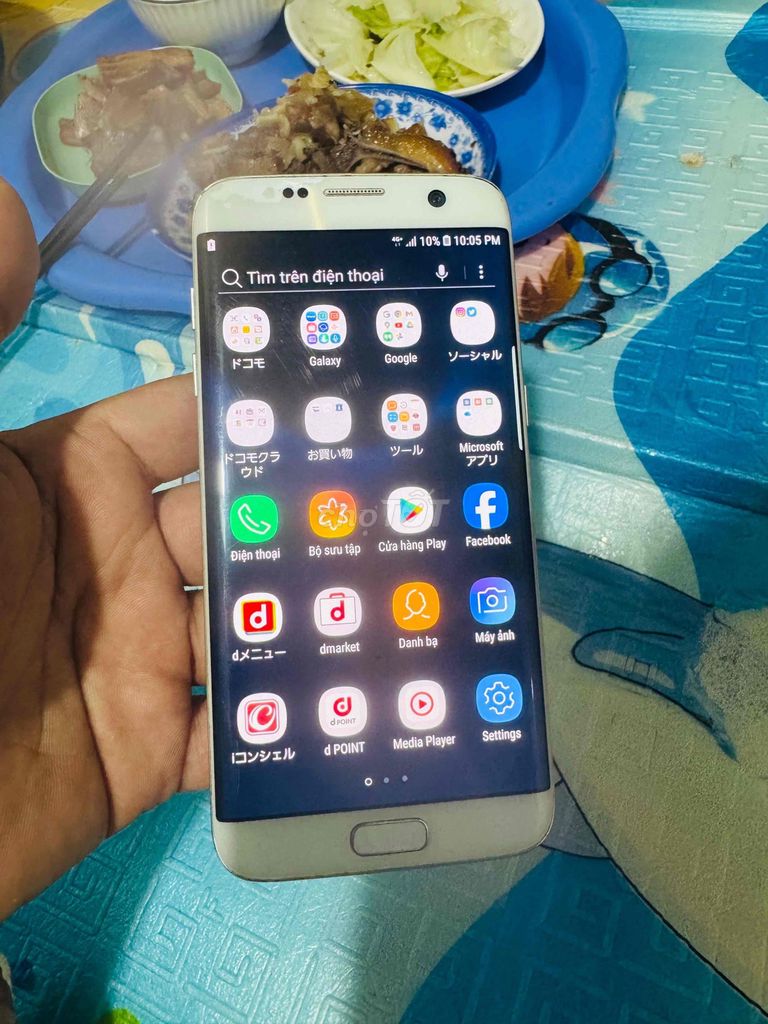 Samsung S7 Edge Trắng Đã dùng. Mua bán Điện thoại tại Quận Nam Từ Liêm Hà Nội được đăng bởi bùi thị thêu hình 1