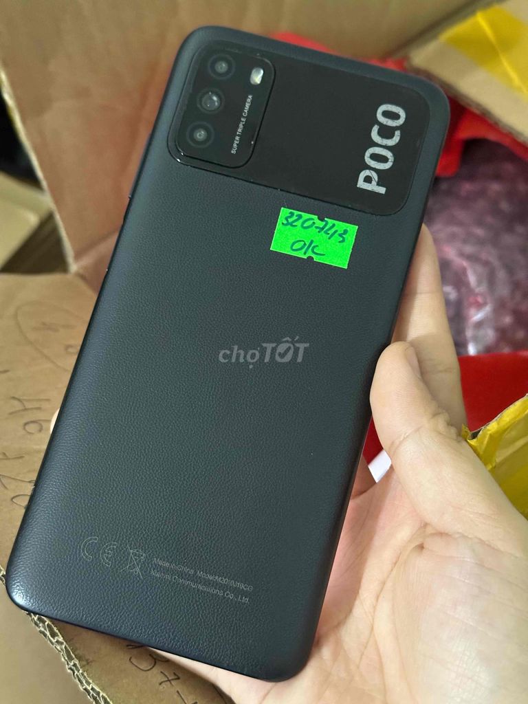POCO M3 4GB 64GB Đen Đã sử dụng. Mua bán Điện thoại tại Thành phố Thủ Đức Tp Hồ Chí Minh được đăng bởi Hiếu hình 1