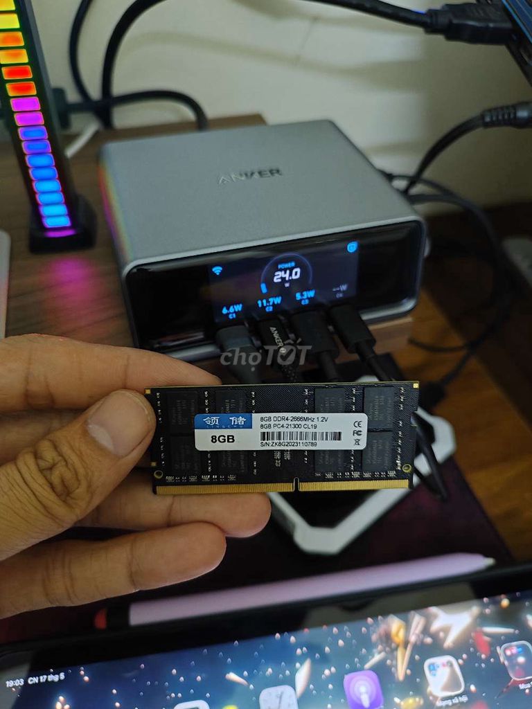 RAM Lingchu PC4-21300 8GB DDR4. Mua bán Linh kiện (RAM, Card...) tại Thị xã Duyên Hải Trà Vinh được đăng bởi Luc  hình 1