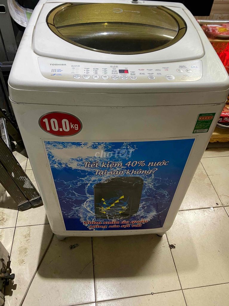 Máy giặt  Toshiba 10kg cửa trên zin đẹp