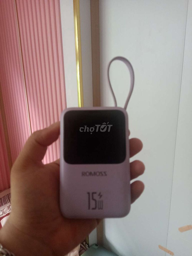 Sạc dự phòng Romoss 10000 mAh. Mua bán Phụ kiện (Màn hình, Chuột...) tại Thành phố Thủ Đức Tp Hồ Chí Minh được đăng bởi Gia Hân hình 1