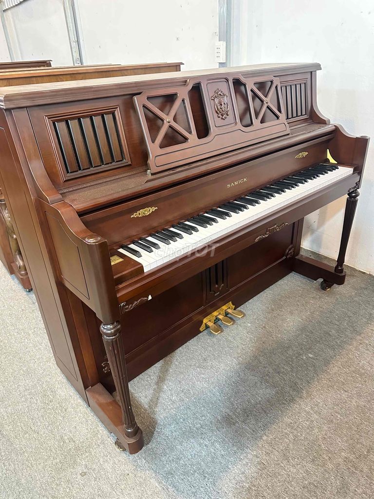 Thanh lý Đàn Piano cơ Samick Nâu. Mua bán Nhạc cụ tại Huyện Bình Chánh Tp Hồ Chí Minh được đăng bởi THẾ GIỚI PIANO HCM hình 1