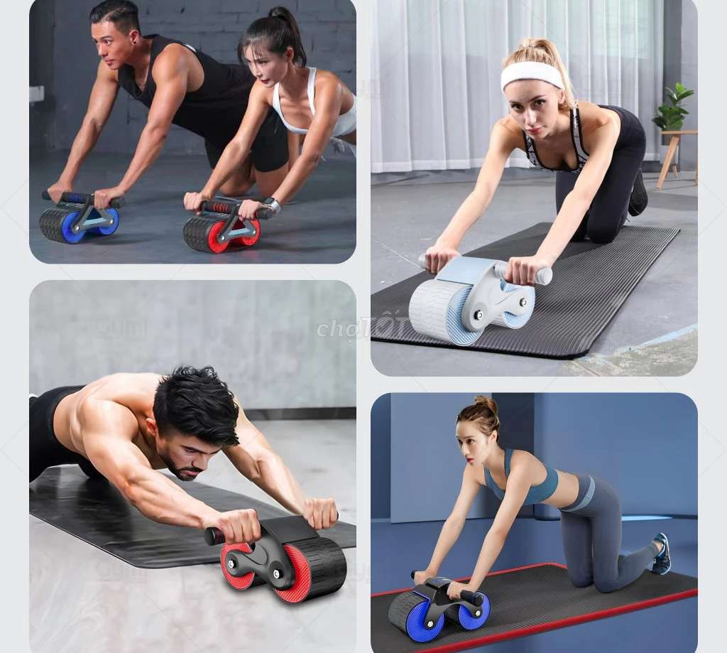 Con lăn bụng tập thể dục, tập gym tại nhà