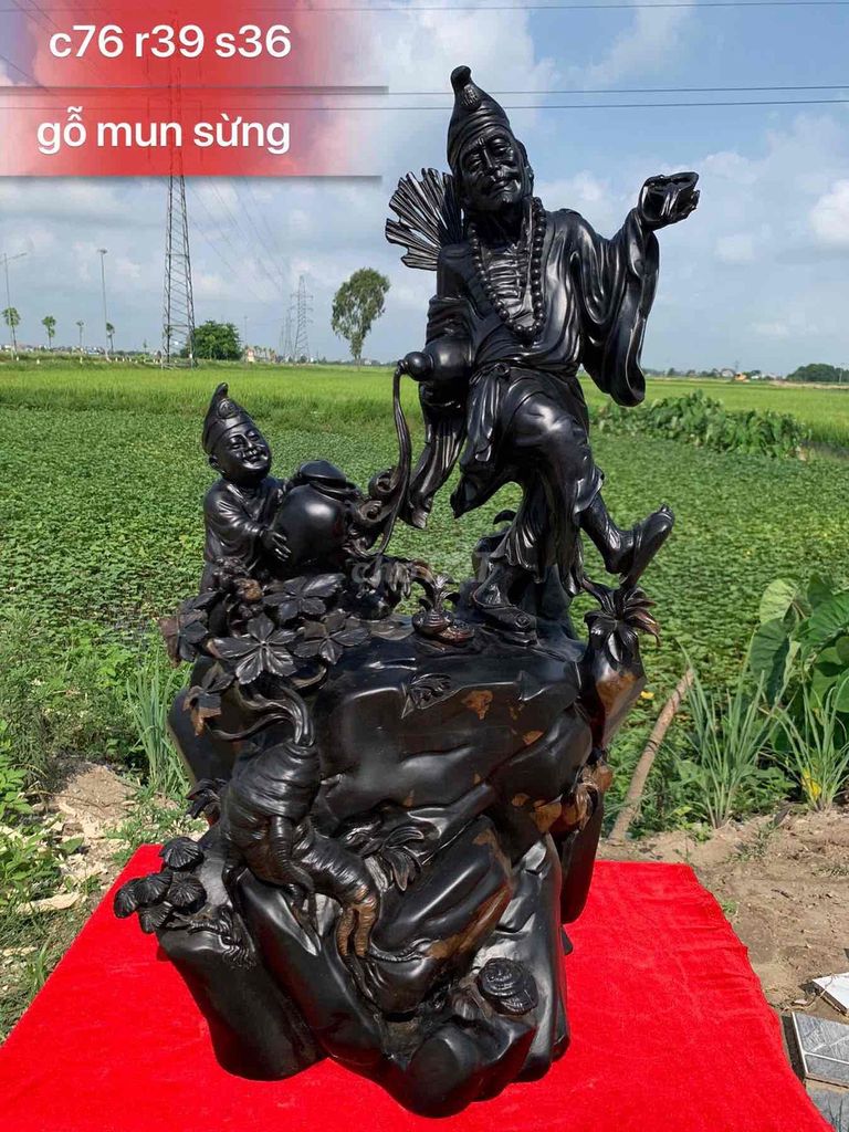 tượng tế công. Mua bán Cây cảnh, đồ trang trí tại Huyện Hoài Đức Hà Nội được đăng bởi Ali hình 1