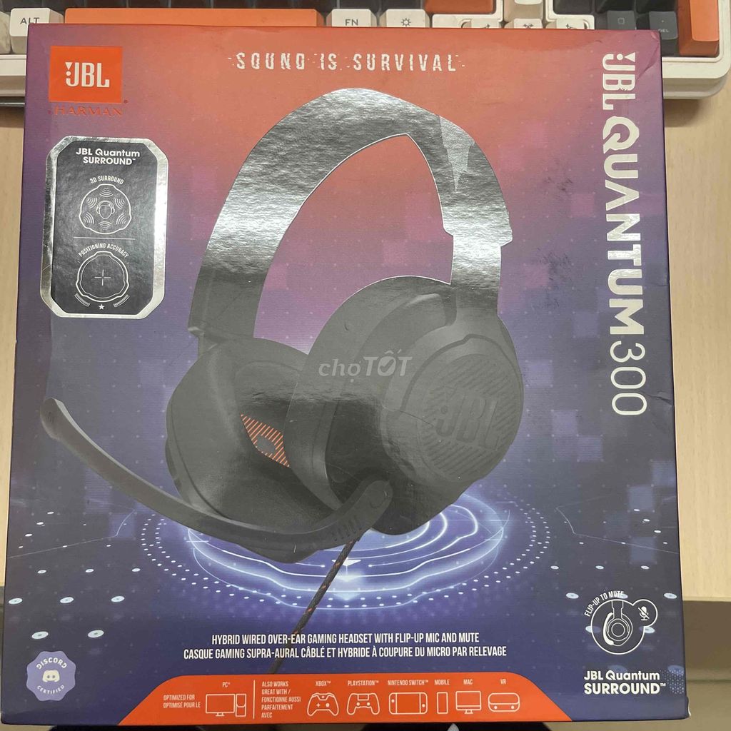 Tai nghe gaming JBL Quantum 300 Đen. Mua bán Tivi, Âm thanh tại Quận Gò Vấp Tp Hồ Chí Minh được đăng bởi Thu hình 1