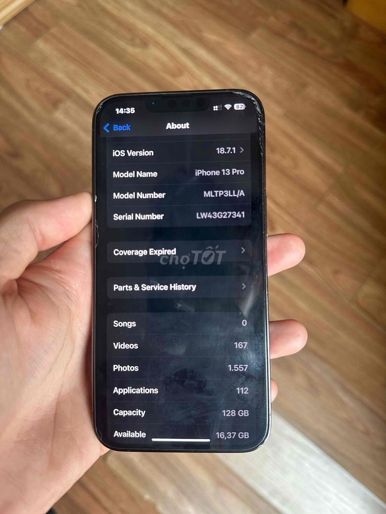iPhone 13 Pro 128GB Xám. Mua bán Điện thoại tại Quận Hai Bà Trưng Hà Nội được đăng bởi đức hình 1