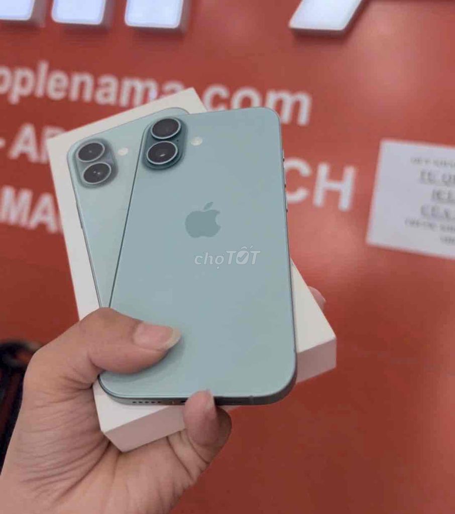 16 Plus 512GB Teal Quốc tế Mỹ pin 95. Mua bán Điện thoại tại Quận 3 Tp Hồ Chí Minh được đăng bởi Nam Á Mobile hình 1