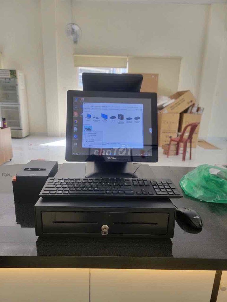 Máy tính tiền iPOS.VN 7800I Đen. Mua bán Đồ dùng văn phòng tại Quận 10 Tp Hồ Chí Minh được đăng bởi Ic Truong hình 1