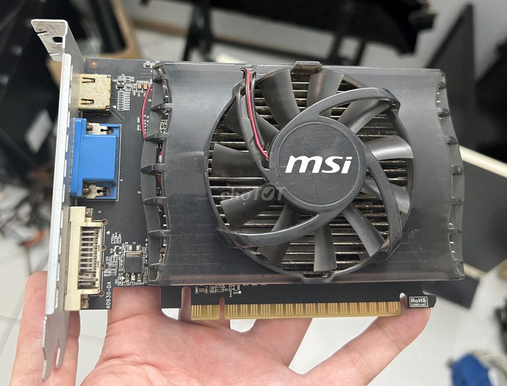 Card màn hình MSI 630 2GD3 VGA, DVI, HDMI./. Mua bán Linh kiện (RAM, Card...) tại Quận Tây Hồ Hà Nội được đăng bởi MayTinhGiaReHaNoi hình 1