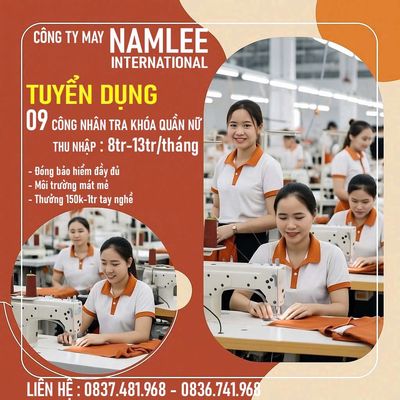 Công ty May TNHH Namlee International