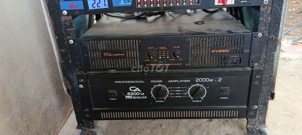 Cục đẩy công suất Mervopower KV660 Đen. Mua bán Tivi, Âm thanh tại Huyện Thạnh Phú Bến Tre được đăng bởi Minh Thừa hình 1