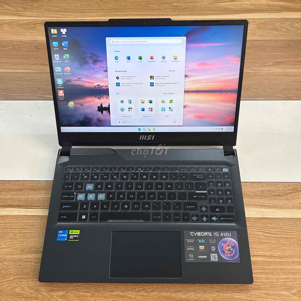 MSI Cyborg 15 i5-12450H 8GB/512GB/ RTX 2050 4GB. Mua bán Laptop tại Quận Bình Tân Tp Hồ Chí Minh được đăng bởi Laptop Gaming Store  hình 1