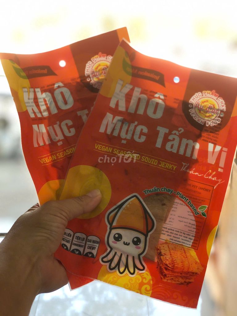 Khô Mực Tẩm Vị Chay Âu Lạc 50g