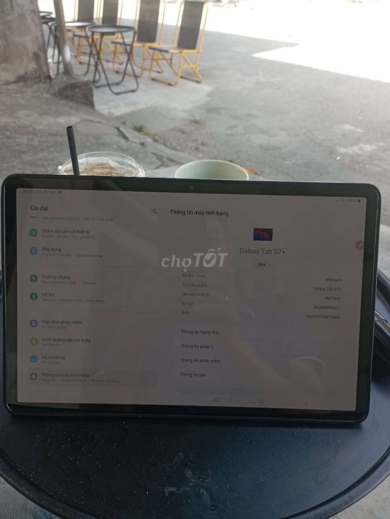 Samsung Galaxy Tab S7 Plus màn AMOLED 120hz rẻ bèo. Mua bán Máy tính bảng tại Thành phố Biên Hòa Đồng Nai được đăng bởi Nguyen Duy Vu đam mê công nghệ 43t hình 1