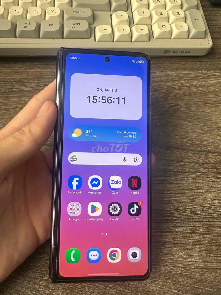Galaxy Z Fold 5 bản Hàn ram 12/512gb. Mua bán Điện thoại tại Quận Tây Hồ Hà Nội được đăng bởi Vu Anh hình 1